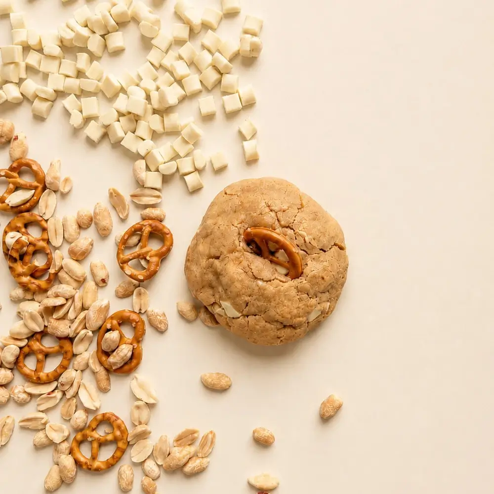 Crumble Cookie z masłem orzechowym
