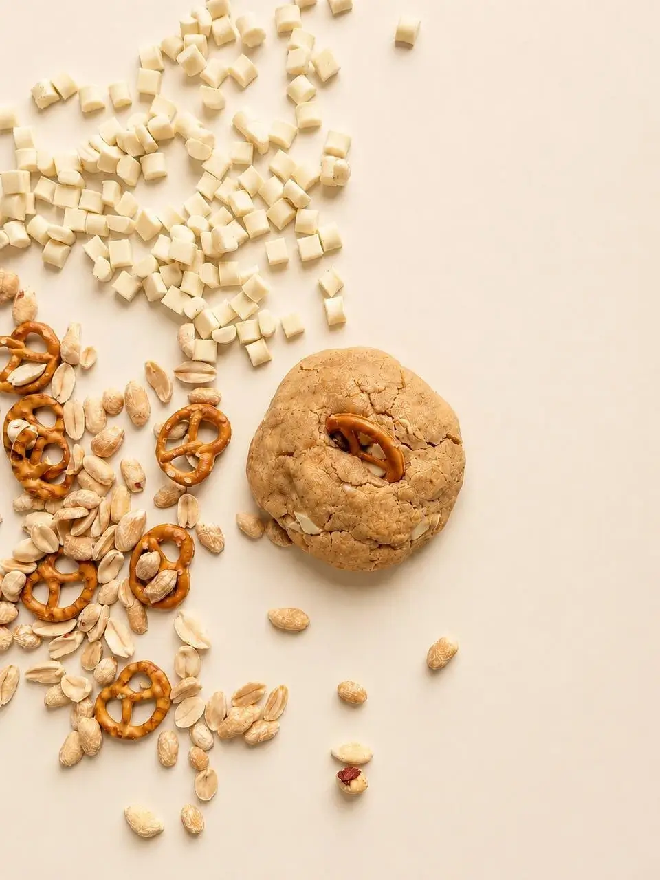 Crumble cookies widok od góry